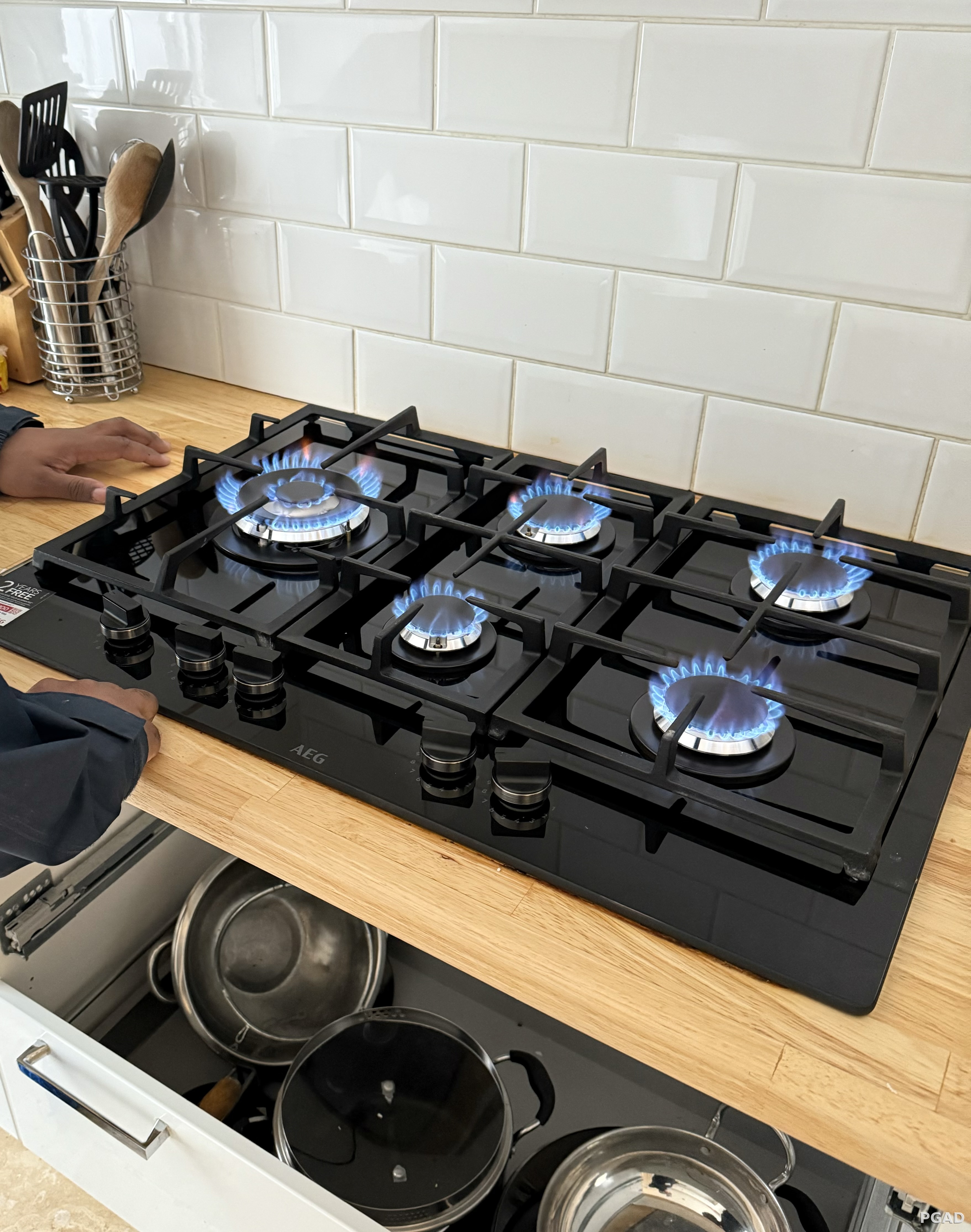 Hob installation in Harborne, B17, Birmingham