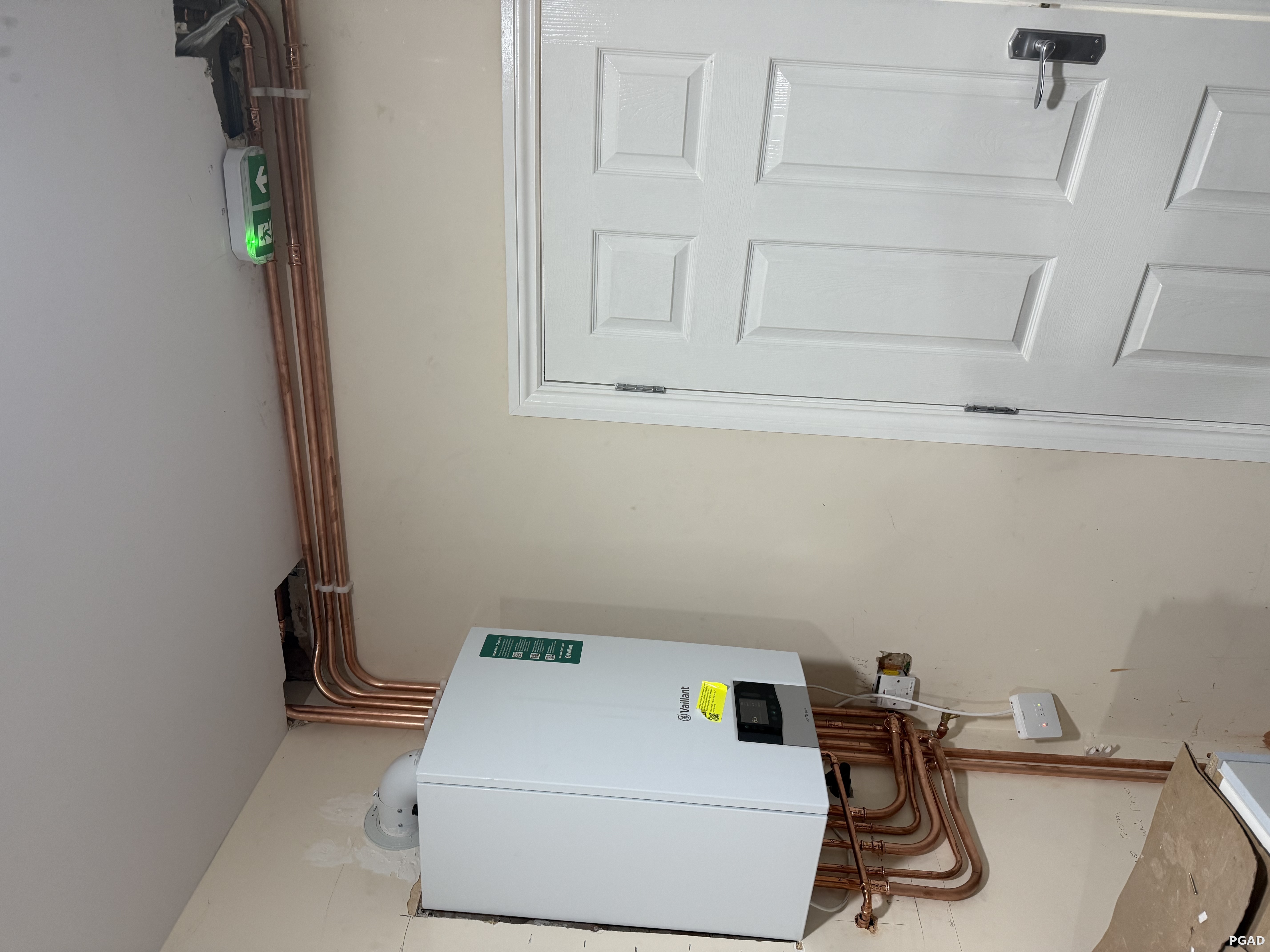 Vaillant boiler installation photo 2