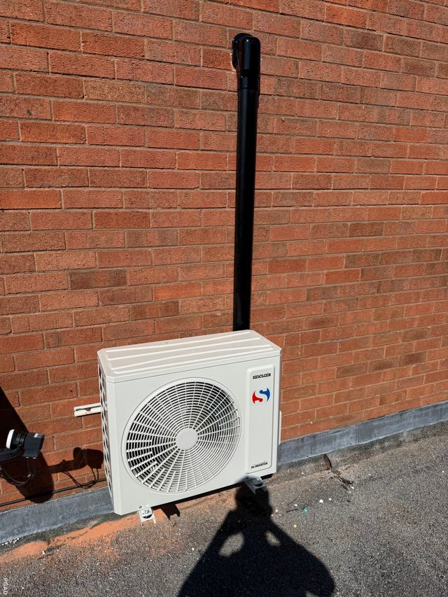 Sinclair air conditioning installation photo 8